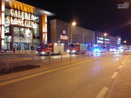 Pożar w Galerii Słonecznej