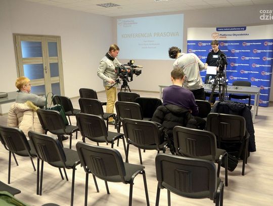 Konferencja PO w nowej siedzibie