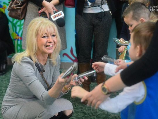 Śniadanie prasowe w Stowarzyszeniu Karuzela z Anną Marią Wesołowską