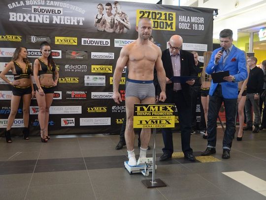 Ważenie zawodników przed galą Budweld Boxing Night