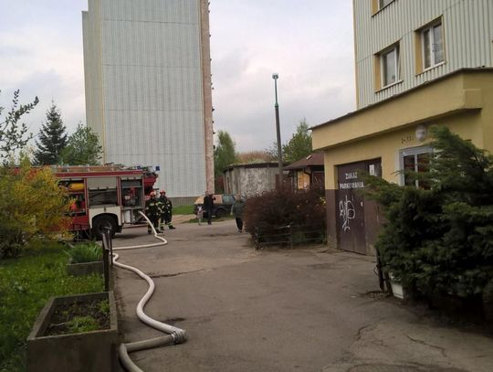 Akcja straży pożarnej na Gołębiowie