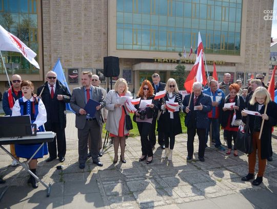 Pochód z okazji 1. Maja - Święto Pracy