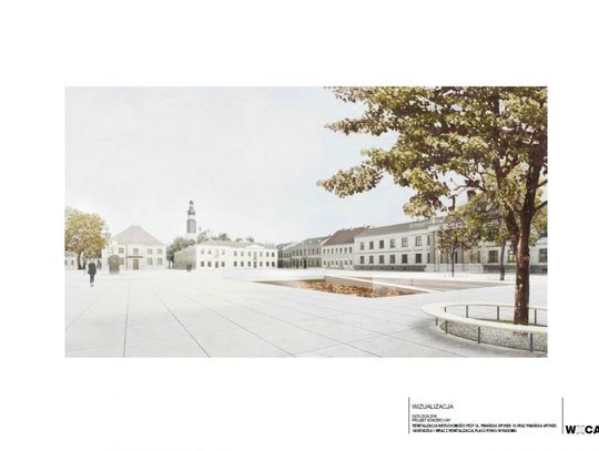 Wizualizacja Rynku i kamienicy Deskurów