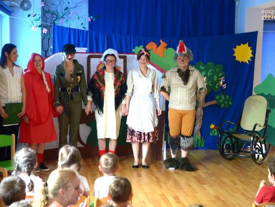 "Czerwony Kapturek" w Niepublicznym Przedszkolu "Słoneczko"