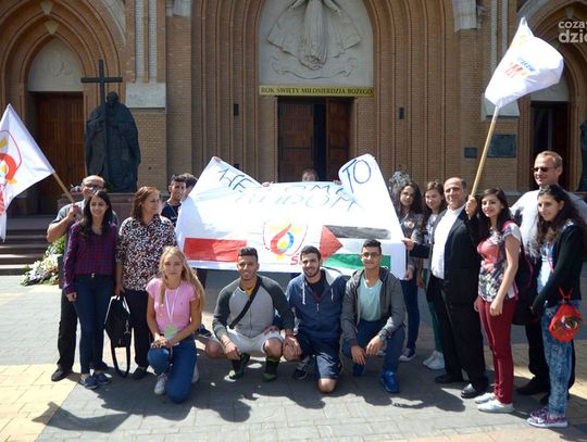 Światowe Dni Młodzieży - przyjazd pielgrzymów z Palestyny