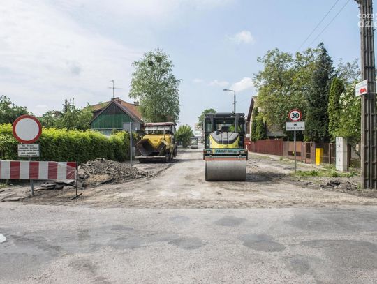 Budowa ulicy Bławatnej