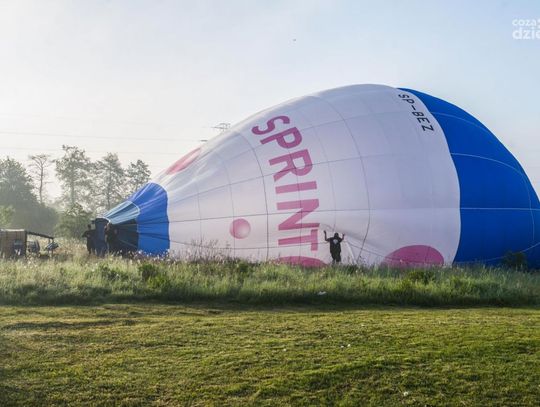 Lot balonem SprintAir nad Radomiem - północna część miasta
