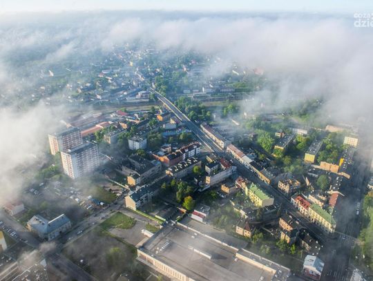 Lot balonem SprintAir nad Radomiem - południowa część miasta