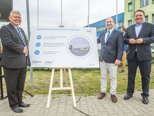 Agencja Rozwoju Przemysłu rozbudowuje Tarnobrzeską Strefę Ekonomiczną w Radomiu