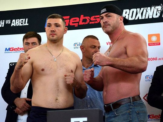 Ważenie zawodników przed galą MGębski Boxing Night