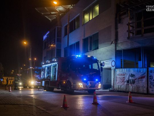 Nocne ćwiczenia Straży Pożarnej