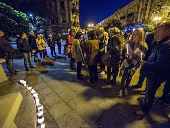 Protest przed Sądem Okręgowym