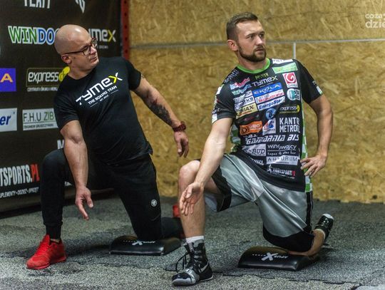 Trening medialny Michała Żeromińskiego przed walką