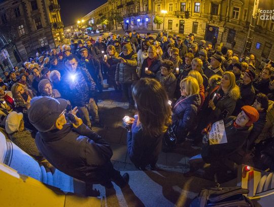 Protest pod Sądem Okręgowym w Radomiu