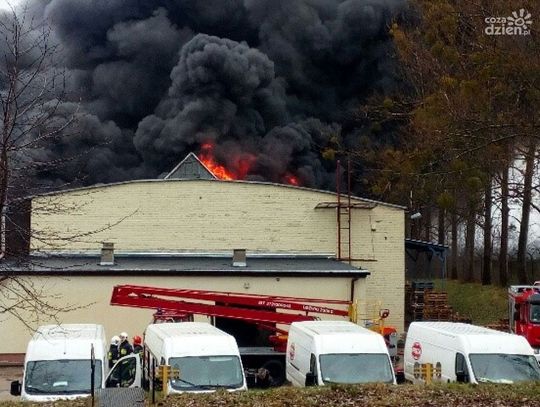 Pożar na Wrocławskiej (zdjęcia)