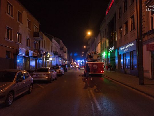 Pożar w kamienicy przy ulicy Kilińskiego.