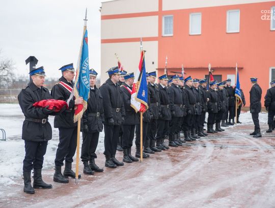 Uroczystość pogrzebowa byłego komendanta Straży Pożarnej w Radomiu