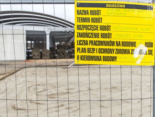 Wiaty na targowisku przy ul. Śląskiej