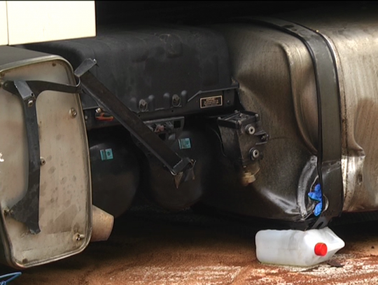 Wypadek na krajowej "7". Zobacz zdjęcia