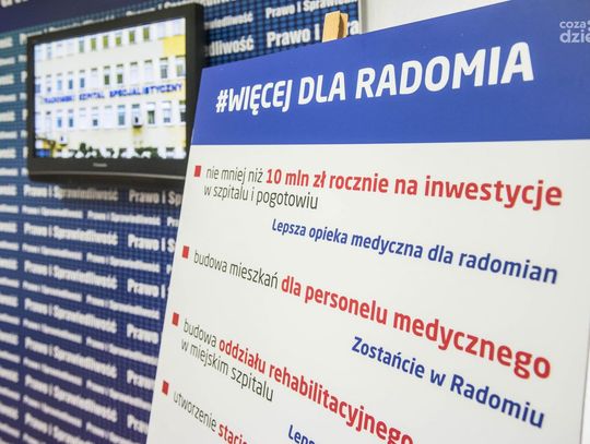 Konferencja Wojciecha Skurkiewicza na temat służby zdrowia