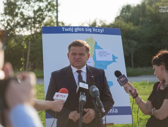 Wojciech Skurkiewicz spotkał się z mieszkańcami Michałowa