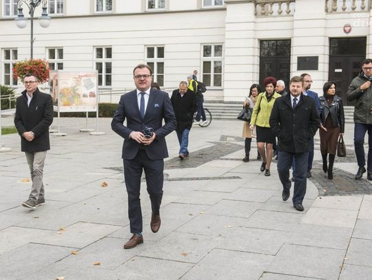 Konferencja Radosława Witkowskiego na placu Corazziego (zdjęcia)