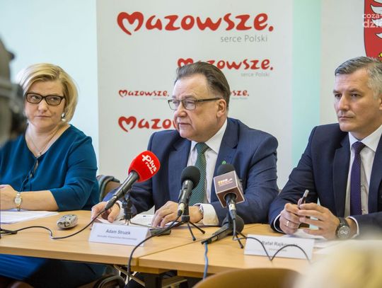 Podsumowanie 15-letniego okresu członkostwa Mazowsza w Unii Europejskiej - briefing prasowy w Delegaturze Urzędu Marszałkowskiego (zdjęcia)
