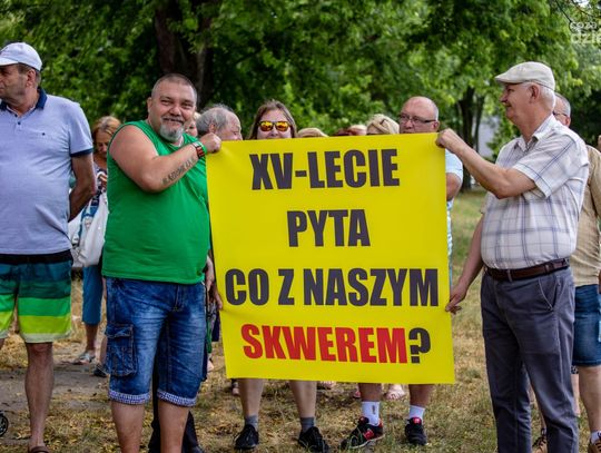 Briefing prasowy mieszkańców os. XV-lecia (zdjęcia)