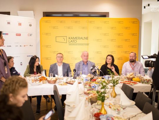 Śniadanie prasowe 12. Ogólnopolskich Spotkań Filmowych Kameralne Lato (zdjęcia)