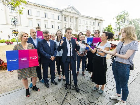 Wiosna/Lewica Razem/SLD - konferencja prasowa (zdjęcia)