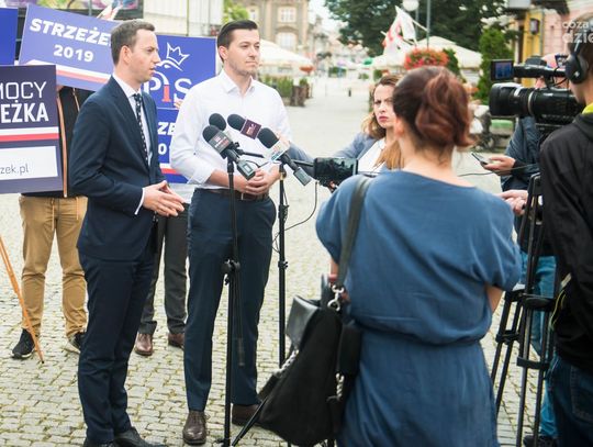 Konferencja prasowa Jana Strzeżka oraz Marcina Ociepy (zdjęcia)