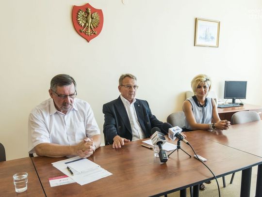 Konferencja Dariusza Grabowskiego - kandydata PSL do Sejmu (zdjęcia)