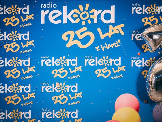 25 lat radia Rekord - ścianka (zdjęcia)