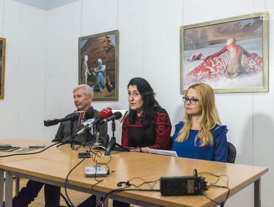 Wystawa malarstwa Mirosława Siary - konferencja prasowa (zdjęcia)