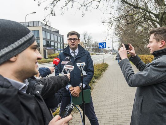 Konferencja prasowa Konrada Frysztaka (zdjęcia)
