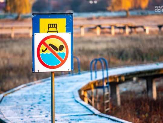 Początek zimy nad zalewem na Borkach (zdjęcia)