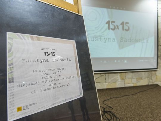 "15x15" - wystawa Faustyny Sadownik w Filia nr 6 MBP (zdjęcia)