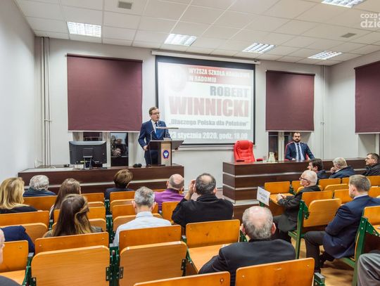 "Dlaczego Polska dla Polaków" - Robert Winnicki na WSH (zdjęcia)