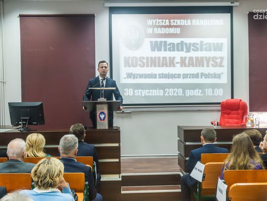 Władysław Kosiniak-Kamysz - wykład na WSH (zdjęcia)