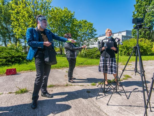 Konferencja dr hab. Agnieszki Saracen w sprawie wyborów na rektora Konferencja dr hab. Agnieszki Saracen w sprawie wyborów na rektora