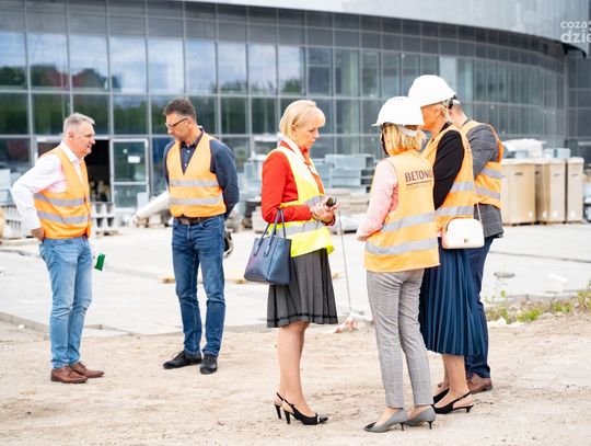 Wizyta Wiceminister Sportu, Anny Krupki na budowie RCS (zdjęcia)
