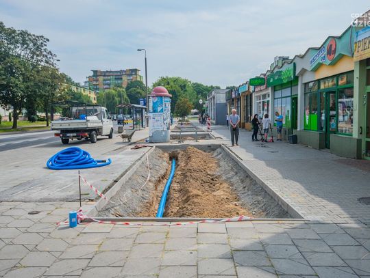 Likwidacja wyspy ciepła przy ul. Kusocińskiego (zdjęcia)