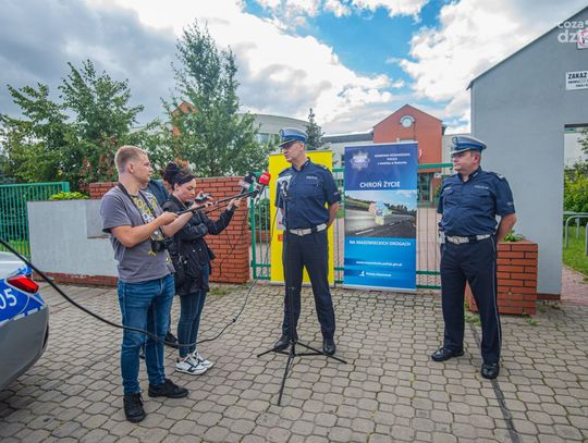 "Bezpieczna droga do szkoły" - konferencja prasowa (zdjęcia)