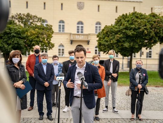 Briefing prasowy z udziałem Gabrieli Morawskiej-Staneckiej (zdjęcia)