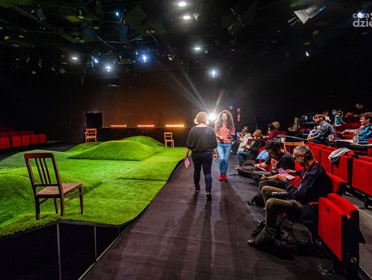 "Pornografia" w Teatrze Powszechnym - próba medialna (zdjęcia)