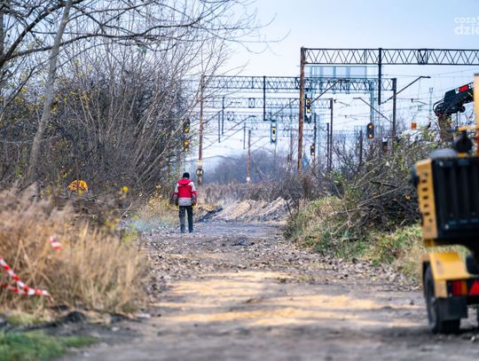 Prace przy kolejnym odcinku trasy N-S (zdjęcia)