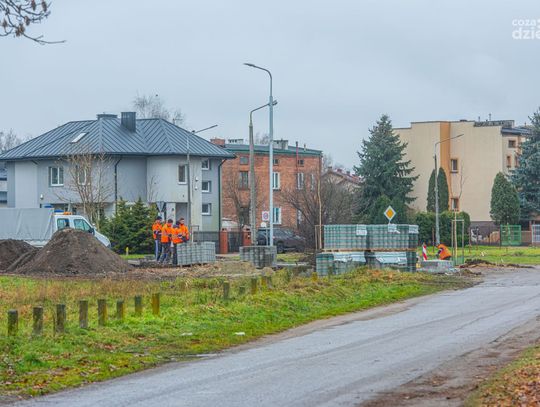 Budowa parkingu przy ul. Bulwarowej (zdjęcia)