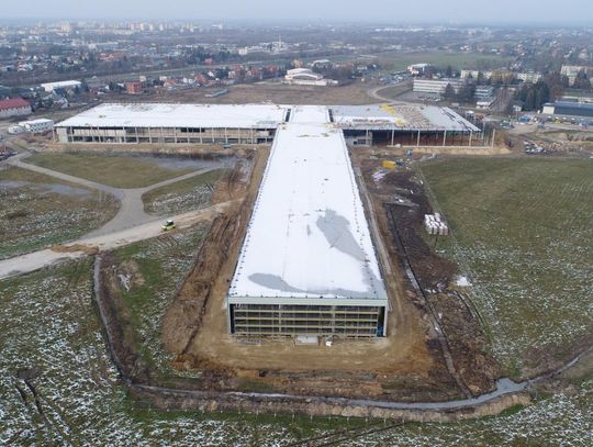 Postęp prac przy budowie radomskiego lotniska (zdjęcia)