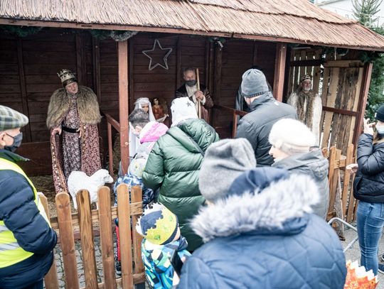 Żywa stajenka na Żeromskiego (zdjęcia)