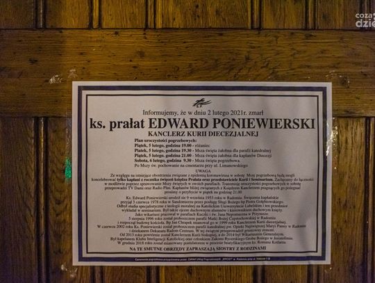 Msze żałobne śp. Ks. prał. Edwarda Poniewierskiego (zdjęcia)